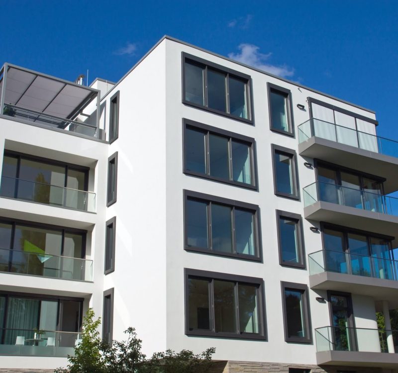 Modern House in Berlin with Elegant Urban Design Contemporary home in Berlin featuring clean lines, large windows, and modern architectural styling in an urban neighborhood.